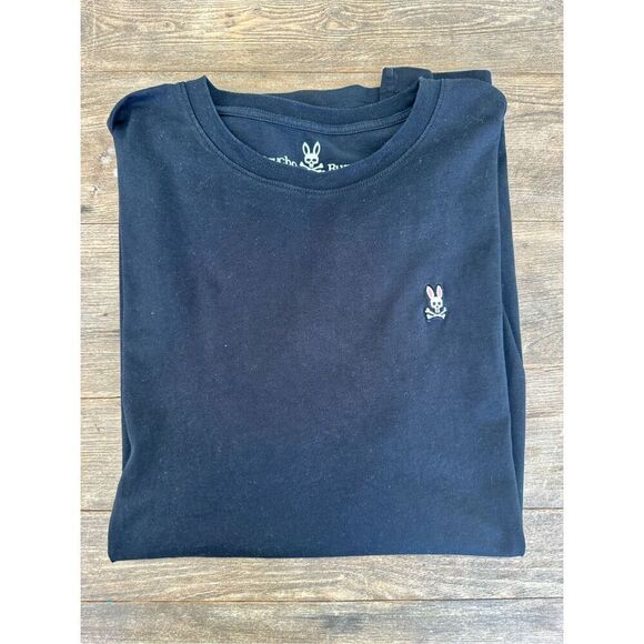 Psycho Bunny classic black t-shirt, size 8 (XXL) - Picture 1 of 5